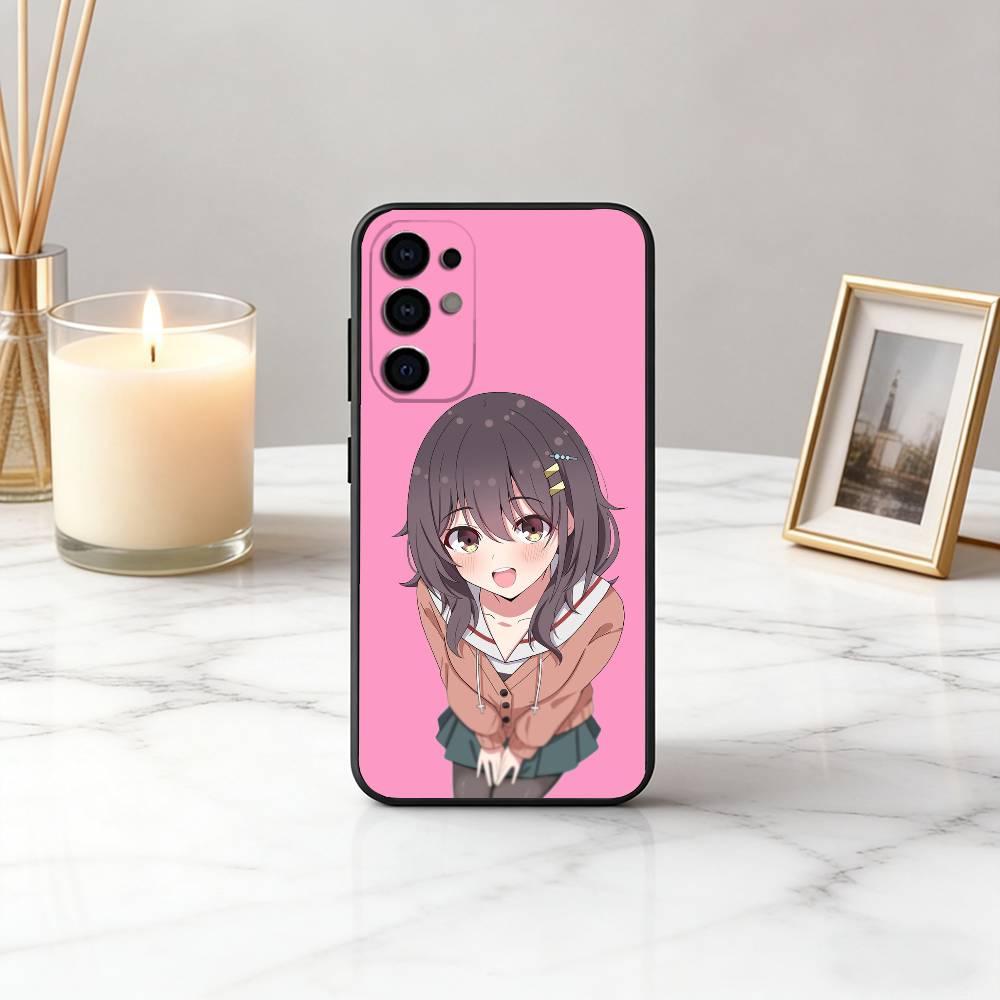 

Food for the Soul M-Mako K-Kawai Phone Case Black Silicone Soft For Samsung S25,S24,S21,S22,S23,S30,Ultra,S20,Plus,Fe,Lite Samsung S21plus