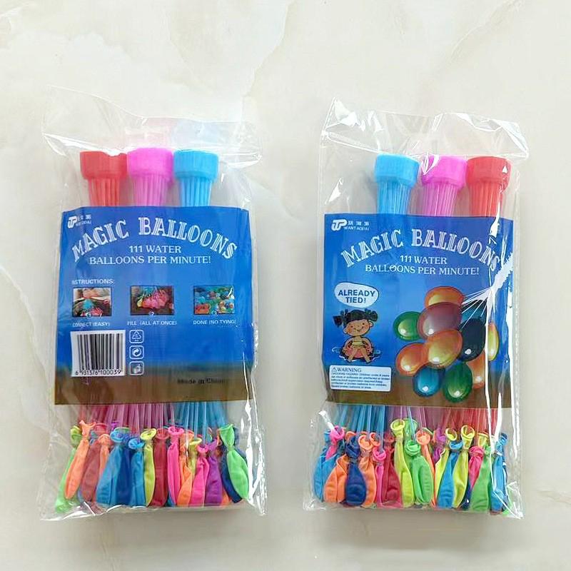 111Pcs Fast Fill Water Balloons Water Splashes Fun Splash Toys for Pool Party Beach Outdoor Team Games Festival Events