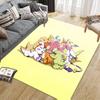 Cute Digimon Area Rug, Digimon Fan Soft Carpet, Great Gift.chl