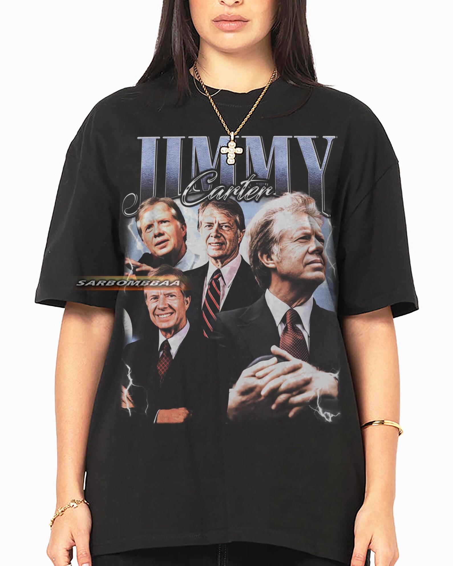 Jimmy Carter Graphic T-Shirt, Vintage Style Unisex Streetwear S