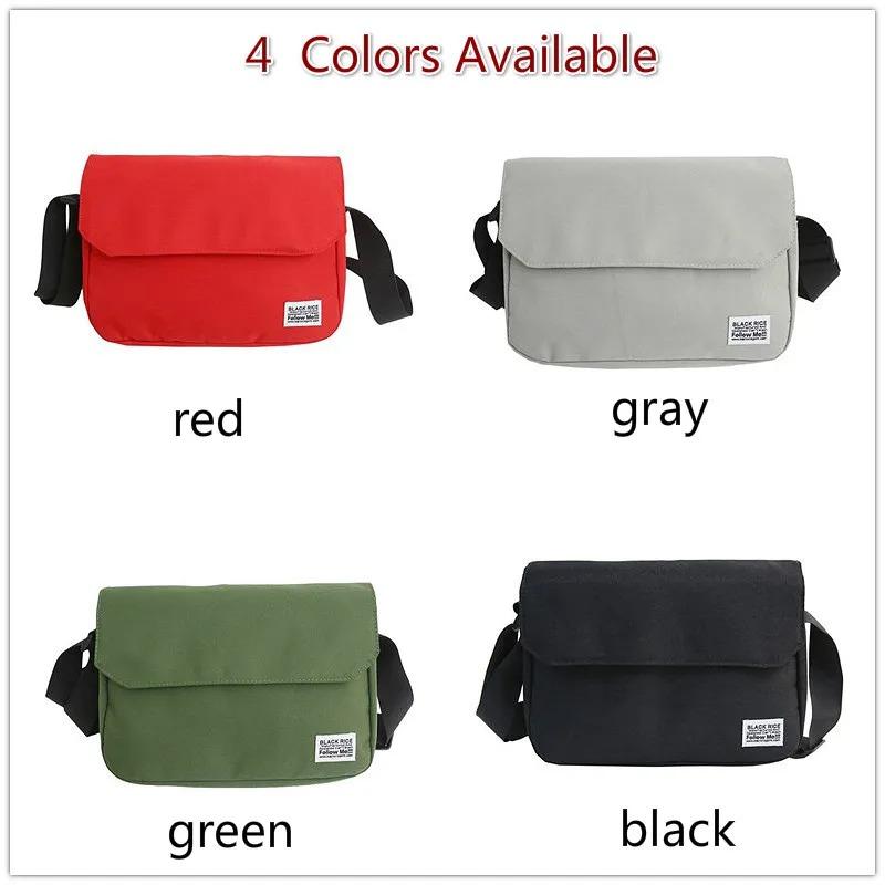 Men Small Oxford Shoulder Messenger Bags Solid Leisure Satchels Crossbody Fashion Street Bags for Male Cross Body Casual 2025