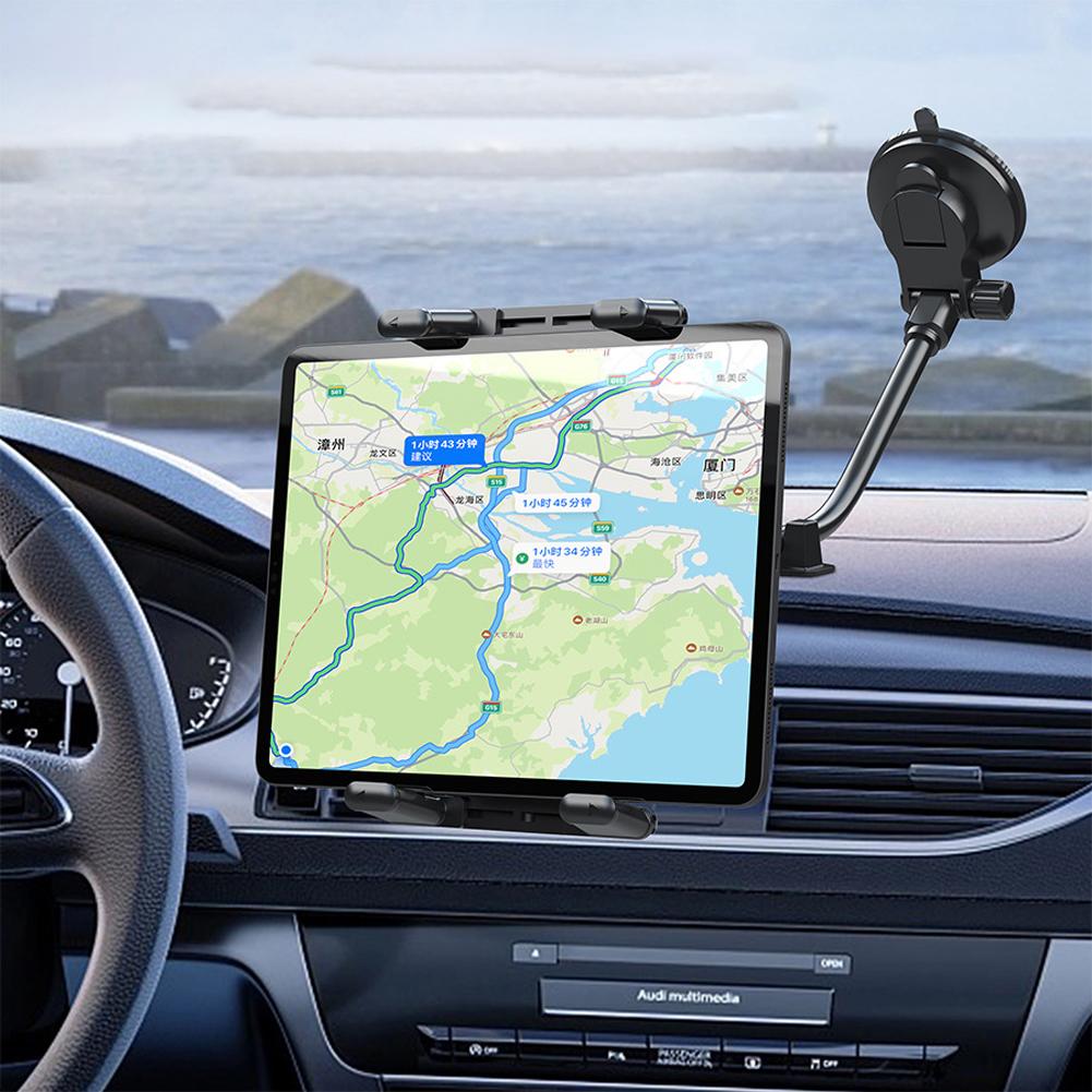 Tapadókorongos Szélvédő Autós Tablet Tartó Állítható Műszerfal Telefon Tablet Tartó Teherautó Ablak Telefon Állvány Teherautó SUV Járműhöz