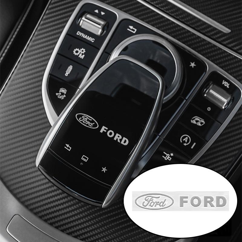 3D Metal Emblem Sticker Car Interior Decoration Decals Accessories For Ford Focus 3 4 MK3 Kuga Escape Mustang Fiesta Ranger Esco