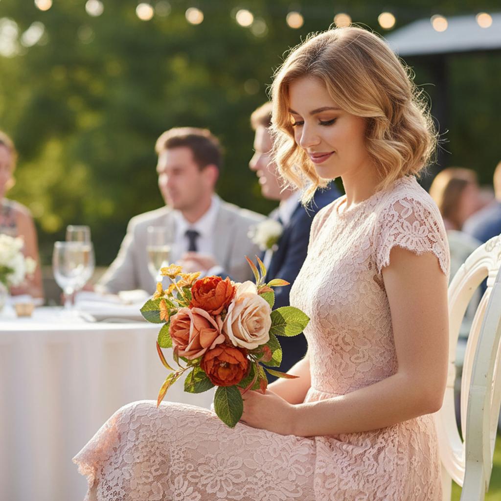 3-teiliges Set Weihnachtsfeierdekorationen: Künstliche Blumen, Hängeschilder, Tür- und Wanddekorationen, Hochzeitsstuhl-Rückenblumendekorationen.