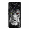 For  Iphon 14 Luxury Phone Case Apple Iphone14 Pro Pro Max Plus Black TPU Soft Cover Silicone Shield Animal Lions Tiger Bunper
