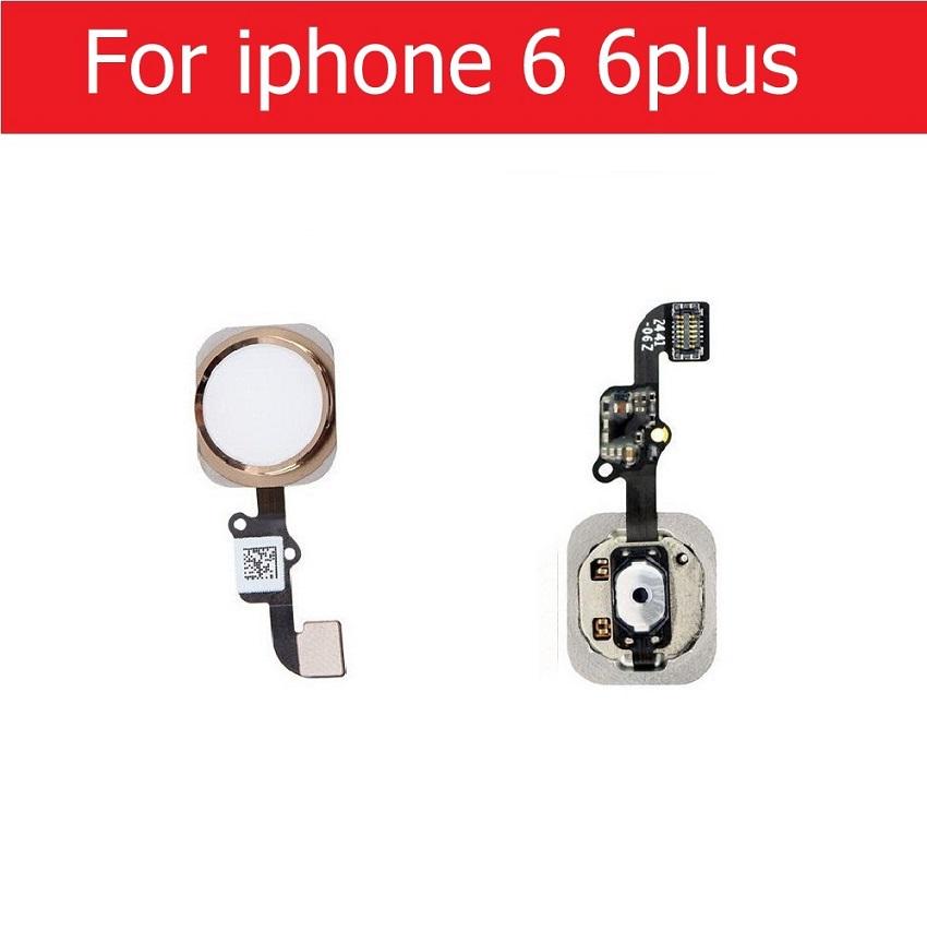 Conjunto de sensor de cabo flexível de botão home para iPhone 5S SE 6 6S Plus peças de reposição de telefone