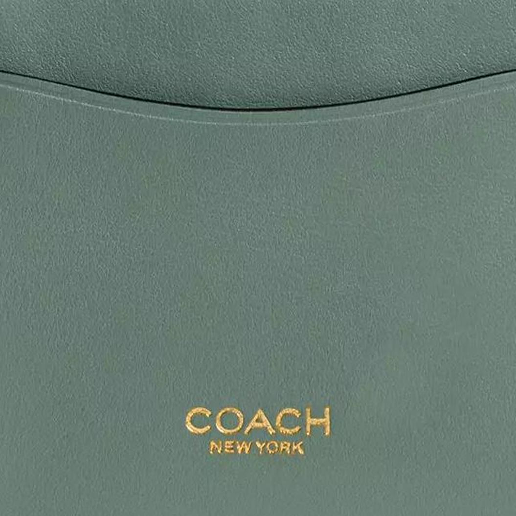 

Новый мини-кошелек COACH из телячьей кожи женский шалфей CZ111-B4SG 9.9*2.0*7.6CM