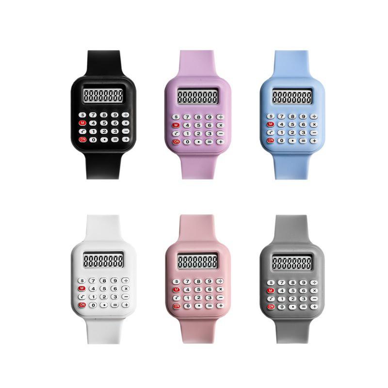 Multifunctional Calculator Watch for Kids - Detachable Strap, Date & Numbers
