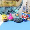 Spongebob Octopus Keychain Soft Rubber Cute Couple Bag Pendant Charm Creative