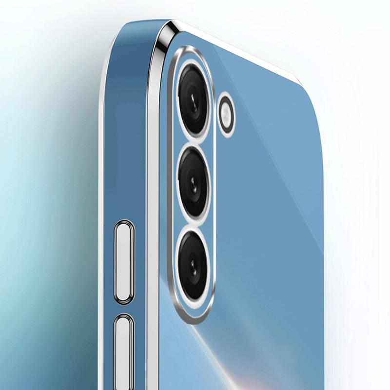 XINLI For Samsung Galaxy S24+ Case Electroplated Anti-shock TPU Phone Cover