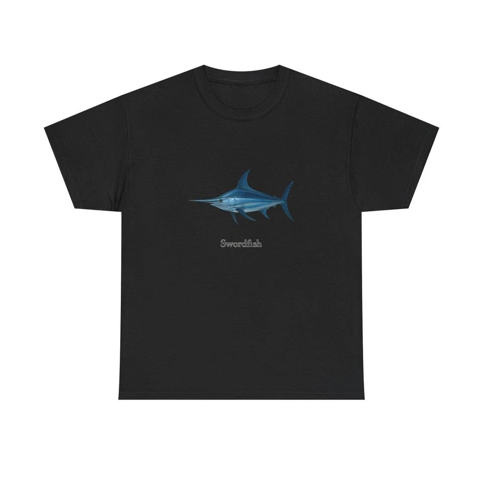 

Unisex Adult T Shirt Swordfish Open Ocean Elegance 4XL