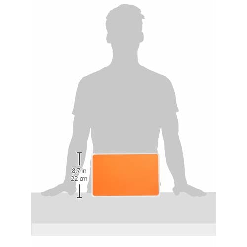 Pearl Metal Antibacterial Cutting Board M Size with Guard Orange Made In Japan Light Air C-490