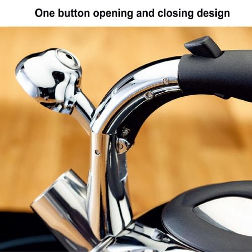 Whistling Tea Kettle, 304 Stainless Steel Whistling Teapot, Fast Heating & Large Capacity Water Kettle with Ergonomic Handle for Home, Kitchen, and Of