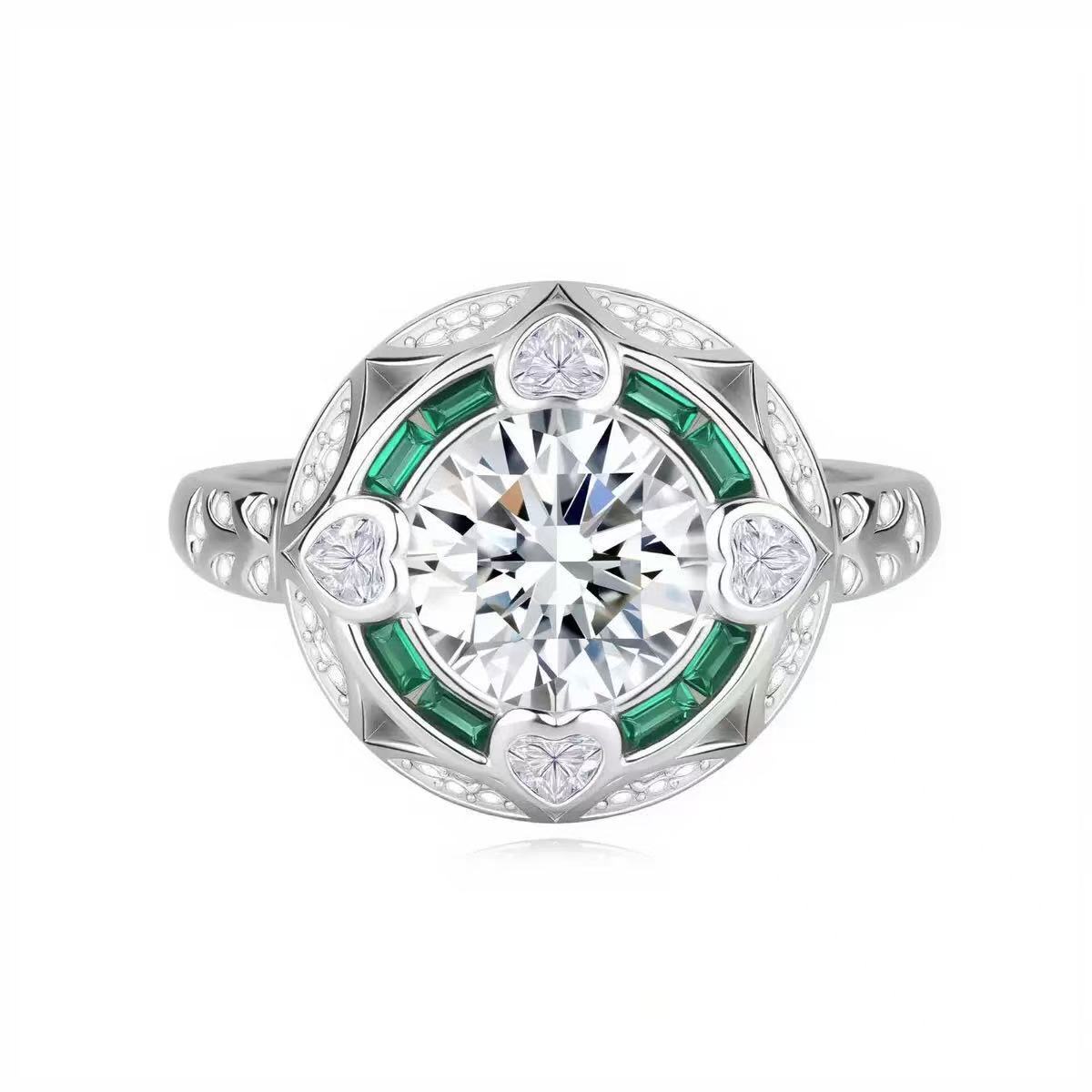 Simple and Elegant Zirconia Ring, Fashionable and Luxurious. 6