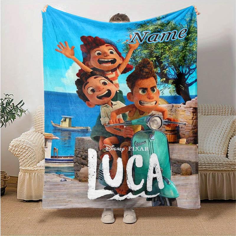 Custom 1pc Ocean Friends Adventure Blanket, Soft And Comfortable Blanket, Casual Warm, Camping Travel Blanket, Birthday Gift Q910102