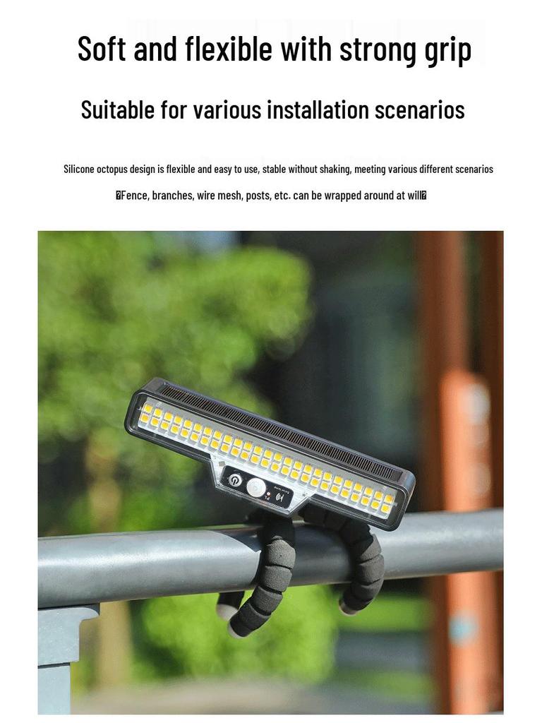 Super Bright Solar Sensor Floodlight for Outdoor Garden & Farm