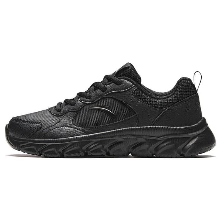 

New Anta Cushioning Breathable Low Top Running Shoes Women s Black 922345580-7 35.5