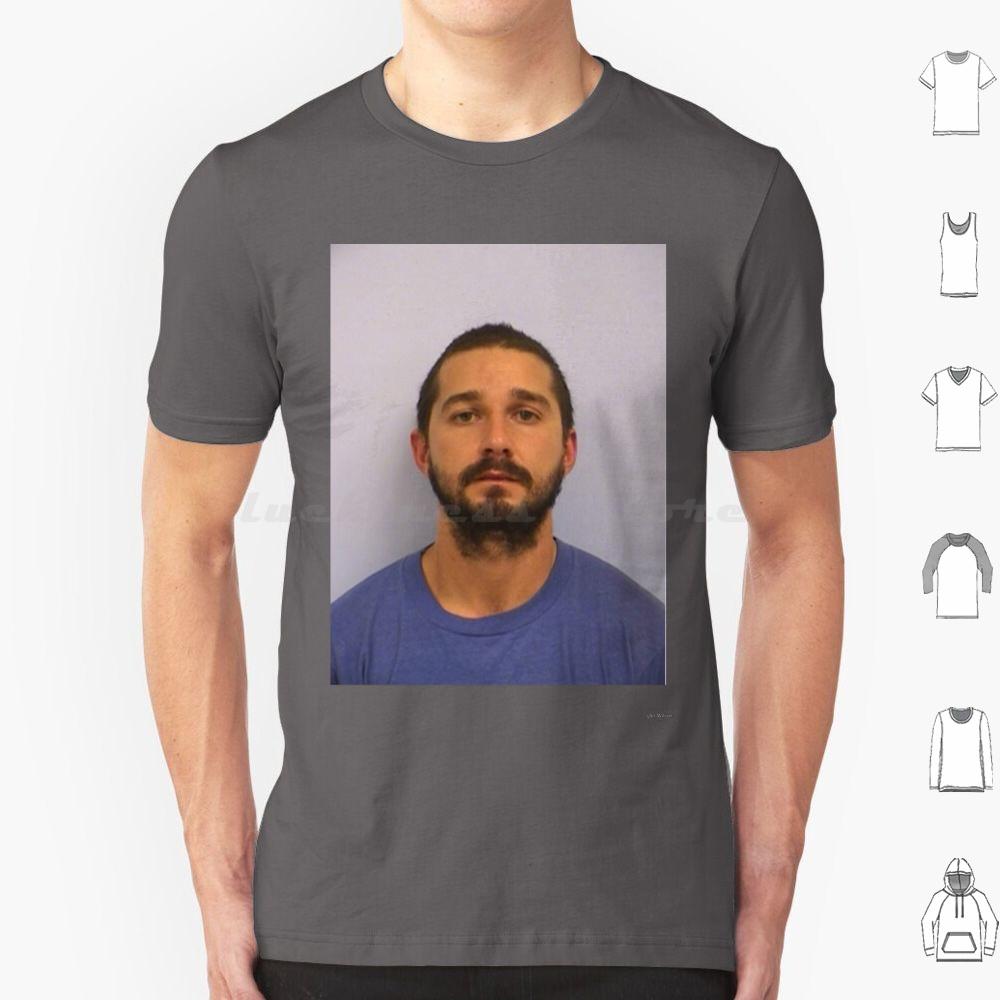 Shia Labeouf Mugshot T Shirt Cotton Men Women DIY Print Shia Labeouf Mugshot Shia Labeouf Shia Labeouf Mugshot Jail Do It All
