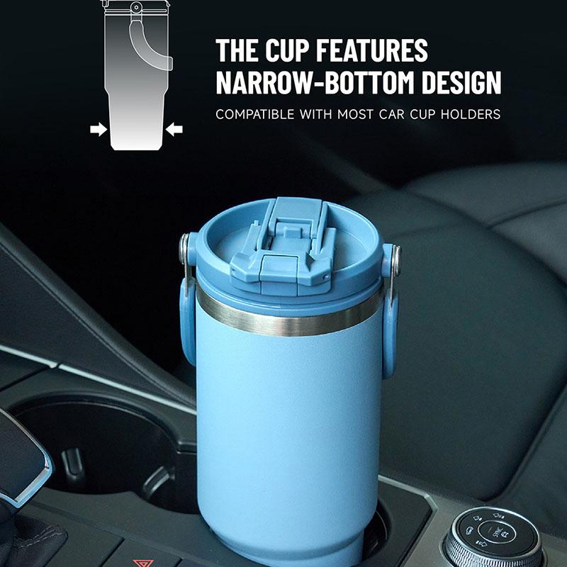 Tyeso 600/750/900/1050/1200ML Stainless Steel Thermos Bottle Car Coffee Cup Sports Water Bottles Keeps Cold and Heat Thermal Mug