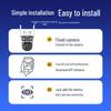 Baokeji Outdoor AI Surveillance Camera with 360° View CN Plug (adapter Included)