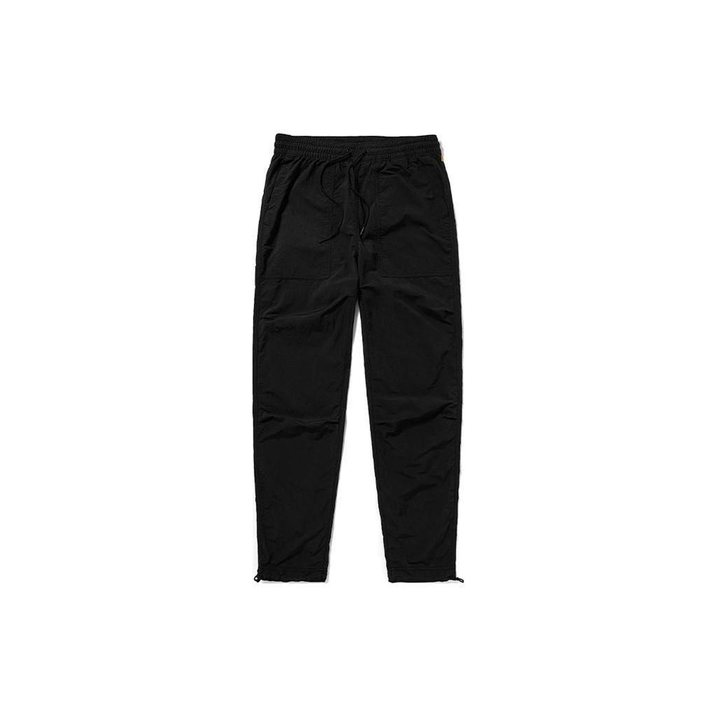 Timberland Outdoor Casual Wide-Leg Drawstring Sports Pants Men Pants Black A22G1-001