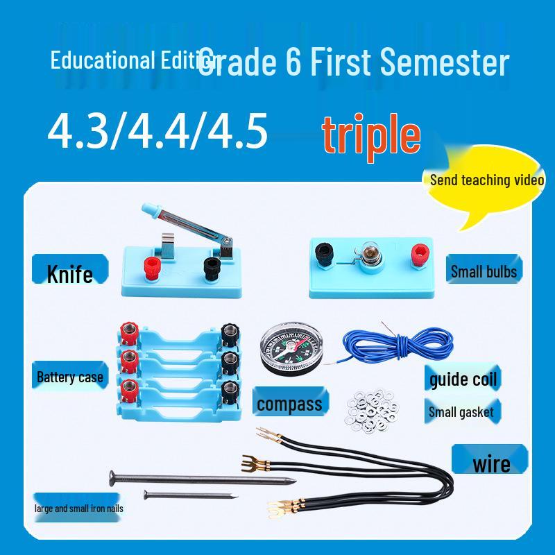 

Набор для научных экспериментов для 6 класса: Электромагнетизм и Энергия