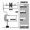 Fishing Reel Lines Winder with Clamp Equipment Spooling Station System Accessories