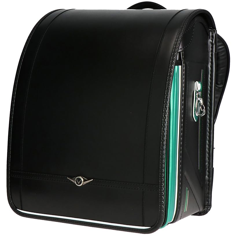 

School Bag 91002 Boys Green [Hanessel] Black/Flash
