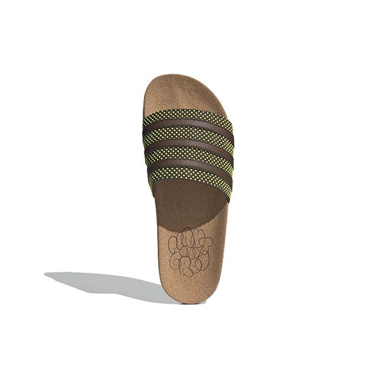 Adidas Adilette Slide Plant and Grow Unisex Sneakers Brown Semi-Frozen-Yellow GY2350