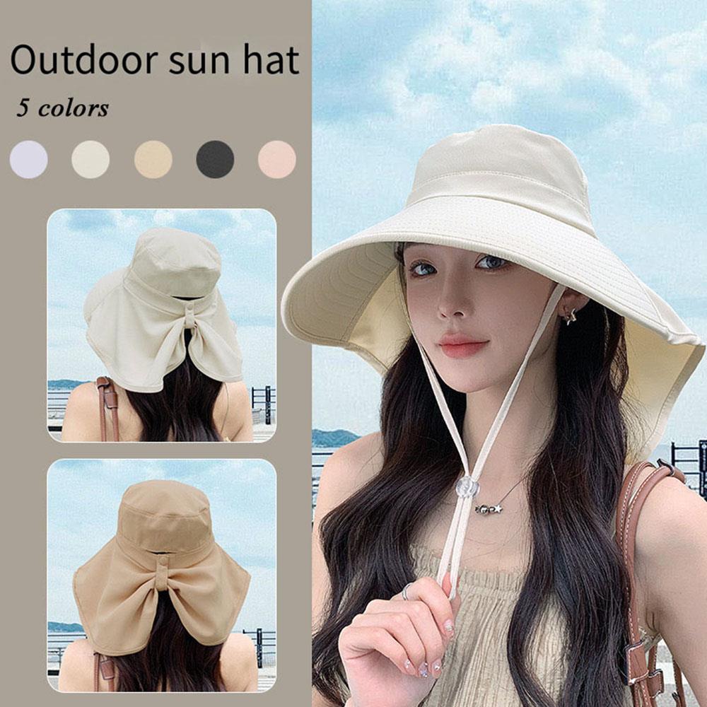 HOT Women's Sun Hat Summer Quick Dryng UV Protection Fisherman Cap Wide Brim Bucket Hat With Neck Hiking Cover Sunshade Cap 2025
