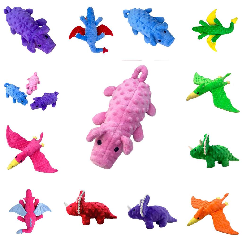 Farm Colorful Pig Plush Toy With Sound And Squeaker For Pets