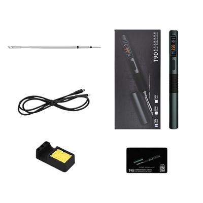 Ciocan de lipit profesional Instrument de sudură Suportă protocolul PD3.1 QC3.0 Ieșire 18-140W Gamă largă de temperaturi 80℃-450℃