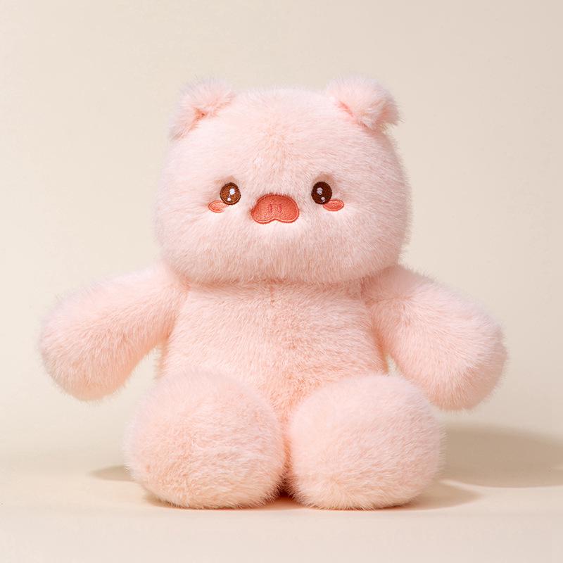 Run Series: Running Bear & Calico Cat Plush Toy Backpack for Children