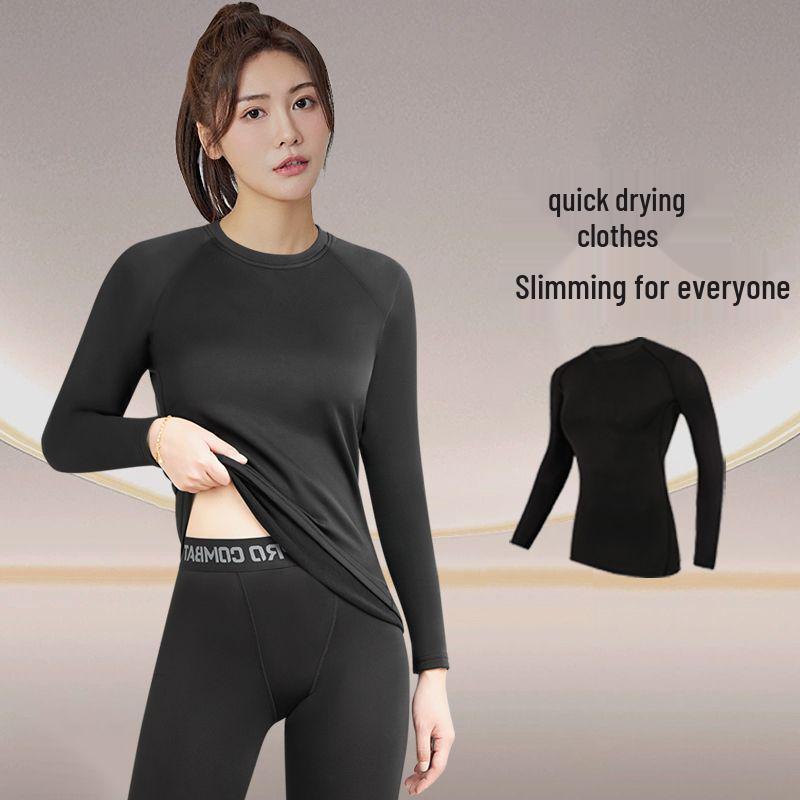 Women's Quick-Dry Warm Base Layer for Autumn/Winter: Skiing, Running, Yoga, or Plush Winter Leggings