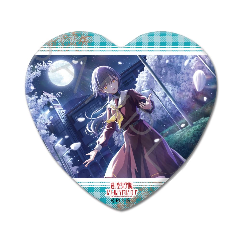 Hasunozora Academy School Idol 7th Edition Can Badge Design OM  Love Live! Girls  Club  Heart-Shaped