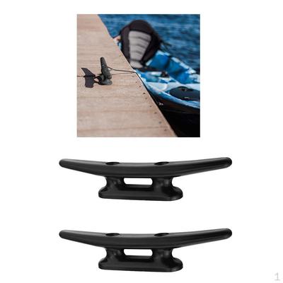 2 Stück 4" (980mm) Langlebige Kajak Boots Dock Klemme Befestigung Schwarz