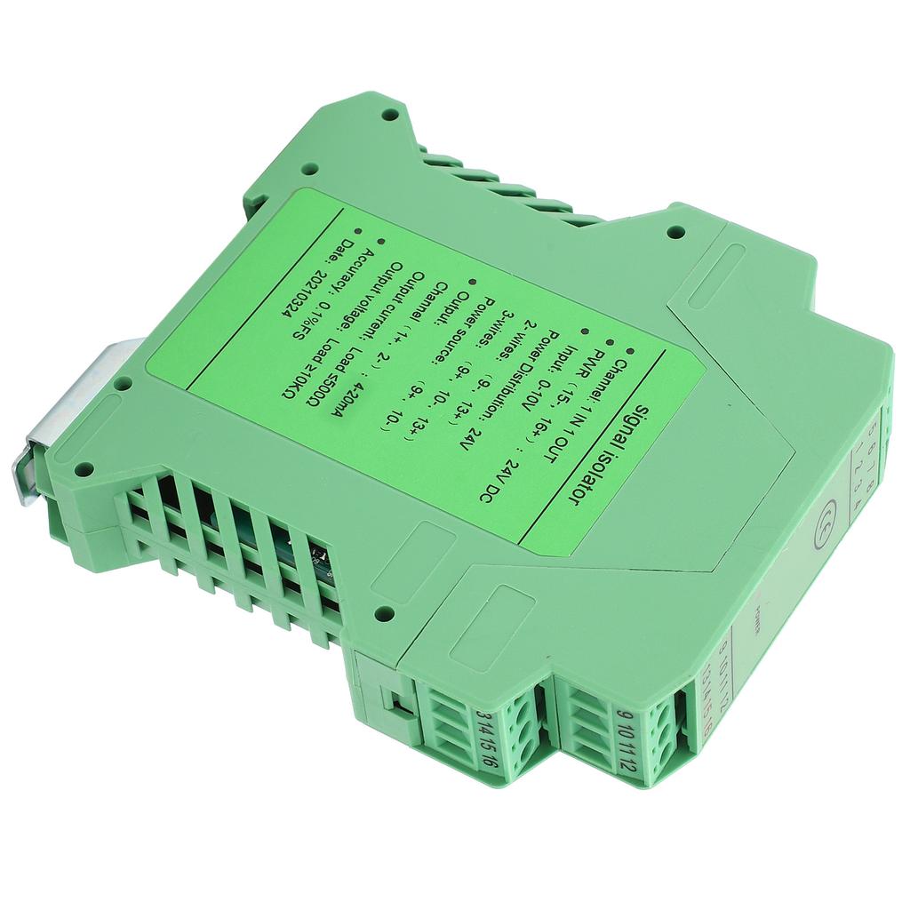Signal Isolator Current Distributor Transmitter 1 in 1 Out Rail Mount Circuit Protection