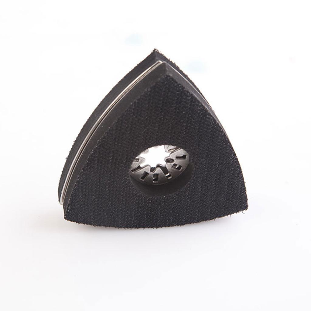 5 Pcs Triangular Black Sanding Disc Oscillating Multi-tool Hook and Loop Sanding Pads Fit for Most Quick Release Systems