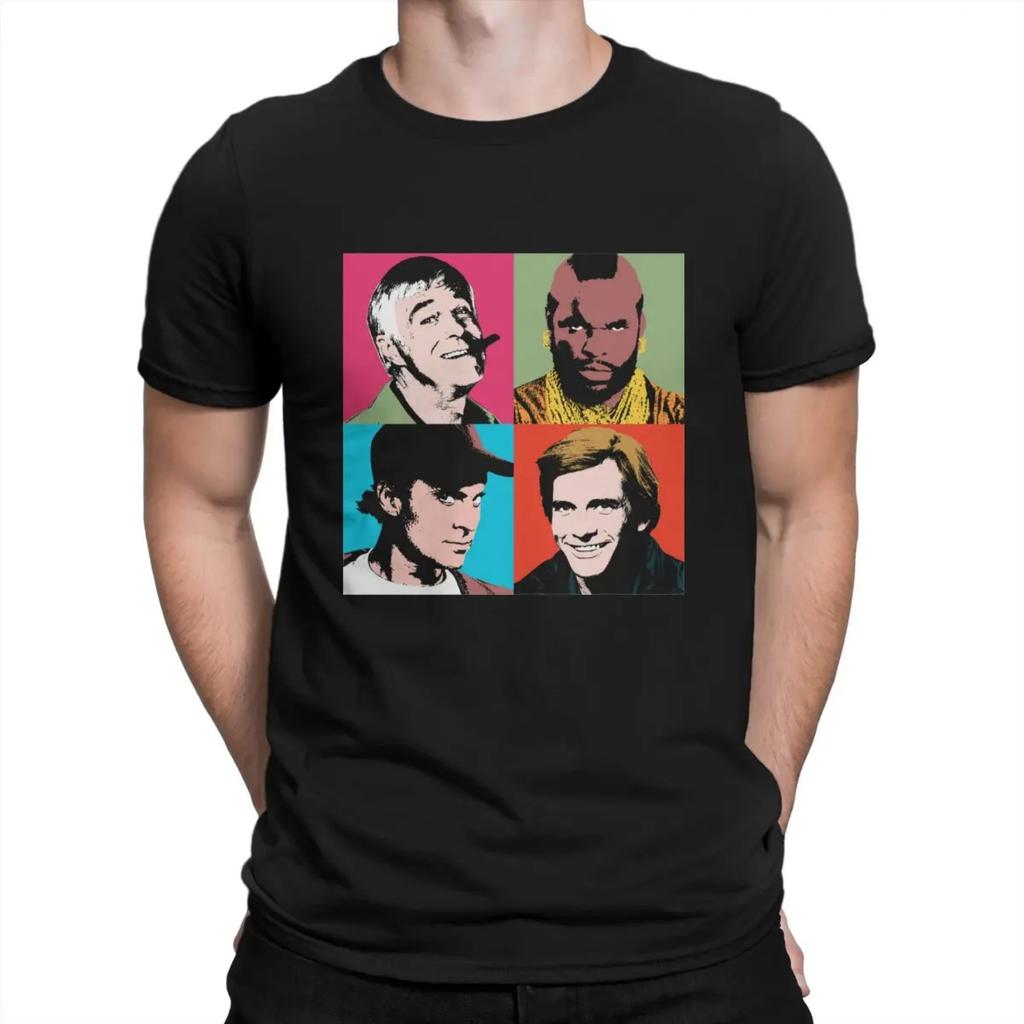 2026 The A-Team Newest TShirt for Men Mashup TV 80s Hanniba Round Collar Basic T Shirt Personalize Gift Clothes OutdoorWear