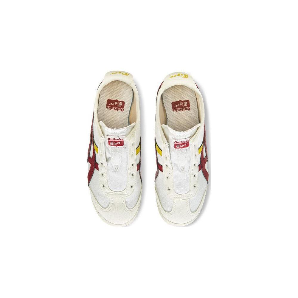 Onitsuka Tiger Comfortable Versatile Shock Absorbing Durable Low Top Casual Shoes Kids sneaker Black Red 1184A085-108