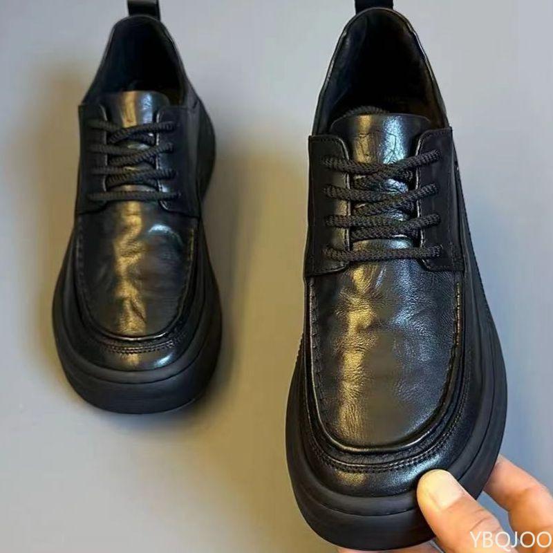 New Spring Autumn Soft soled Fashionable Casual Anti slip Shoes with Soft Leather for Breathable Comfortable Men's Shoes