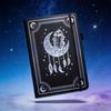 Girly Gothic Tarot-Style Silver Laser Notebook: Retro European Magic Design
