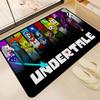 Felpudo Juego U-Undertale Habitación Infantil Decoración Dormitorio Balcón Felpudo Antideslizante Felpudo Sala de Estar Alfombra de Área