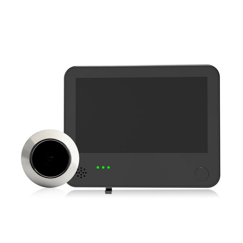 

Интеллектуальный электронный кошачий глаз, домашний WiFi-видеодомофон, дверной звонок, 4,3-дюймовая камера видеонаблюдения с углом обзора 160 ° Hidden styles