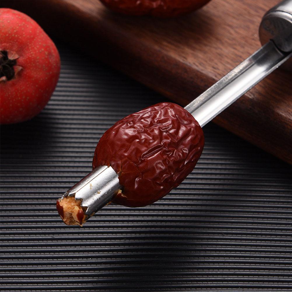 Stainless Steel Fruit Core Remover Kitchen Gadgets Vegetable Tools For Hawthorn Jujube Pear