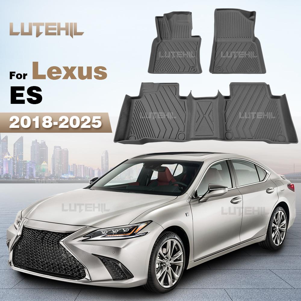 LUTEHIL For Lexus ES 2018-2025 2024 2023 2022 2021 All-Weather TPE Floor Mat Custom Carpet Cover Auto Interior Accessories