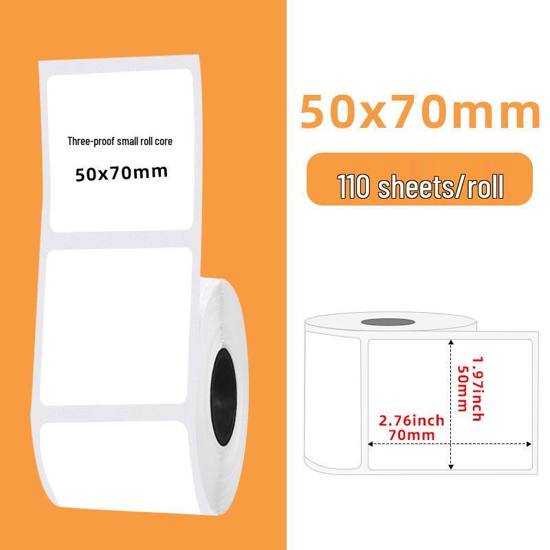 Gradient Laser Thermal Label Paper for Phomemo M220/M221/M120 - 50mm Round