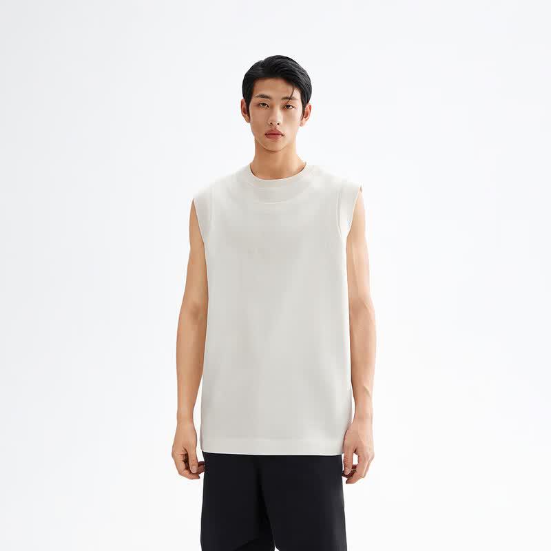 CHINISMCH Men s Logo Cotton Tank Top L