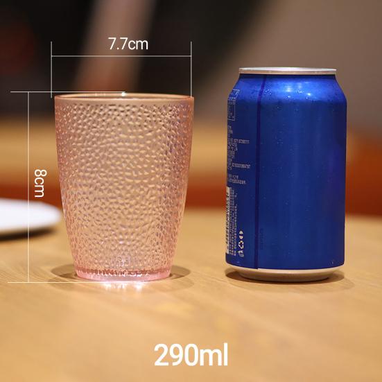 Trinkbecher Wiederverwendbar Hitzebeständig Verdickt Acryl Gepunktet Bar Restaurant Wasserbecher