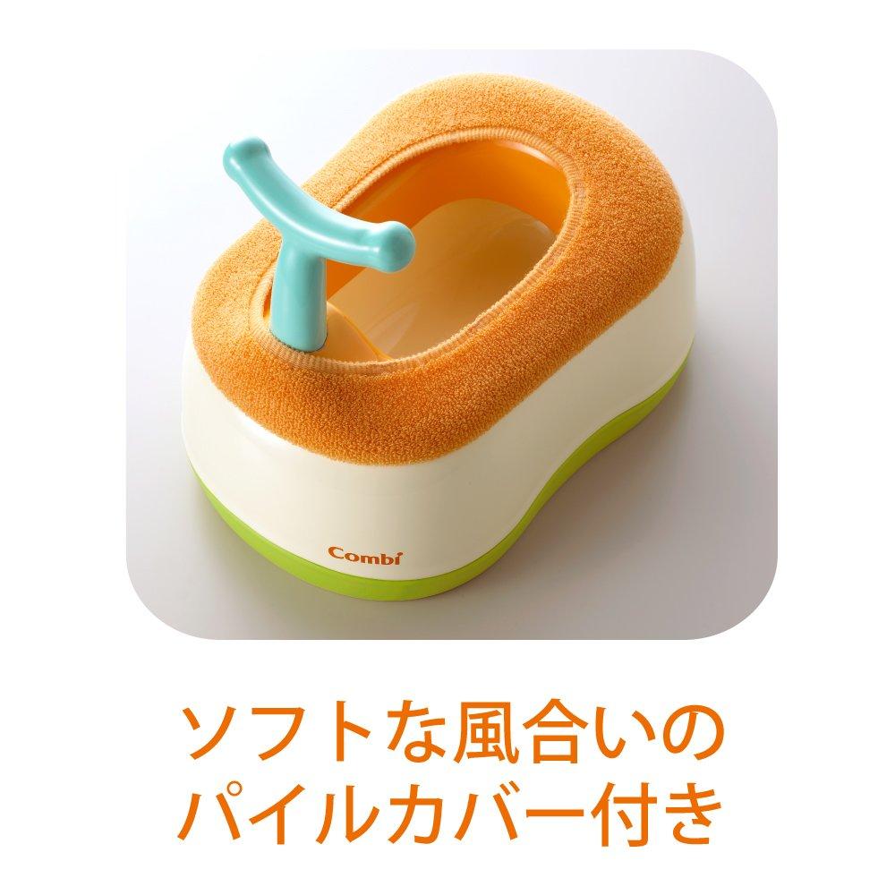 Combi Potty Training Baby Label Potty with Steps, Label Orange